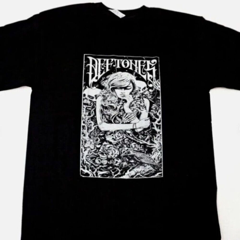 rare deftones graphic rock metal band art tee size xxl